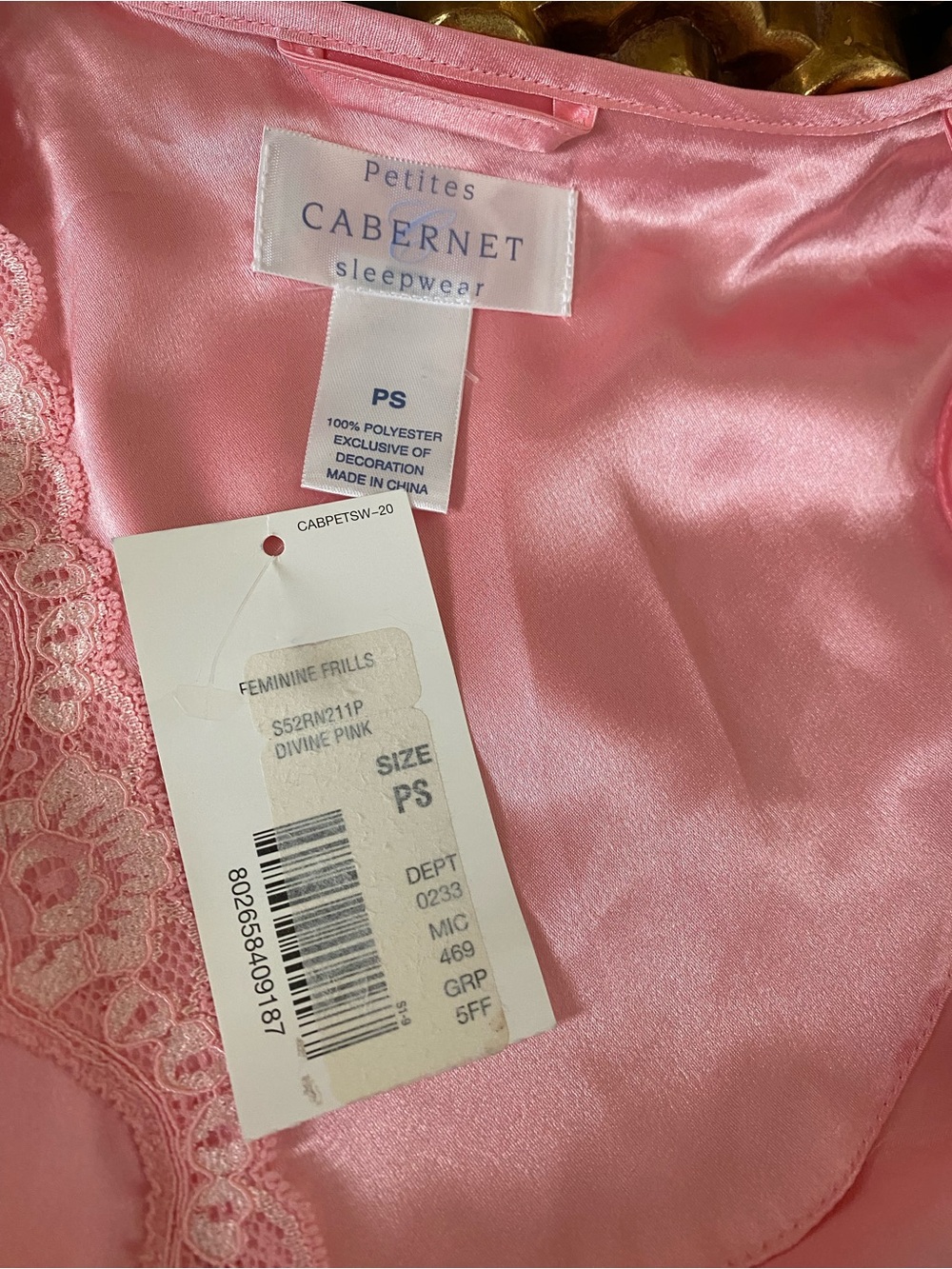 Cabernet Intimates Feminine Frills Robe - Picture 9 of 10